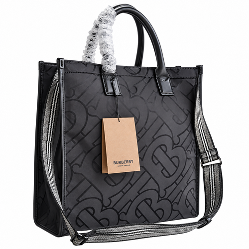 Burberry Midnight Monogram Black Tote Handbag