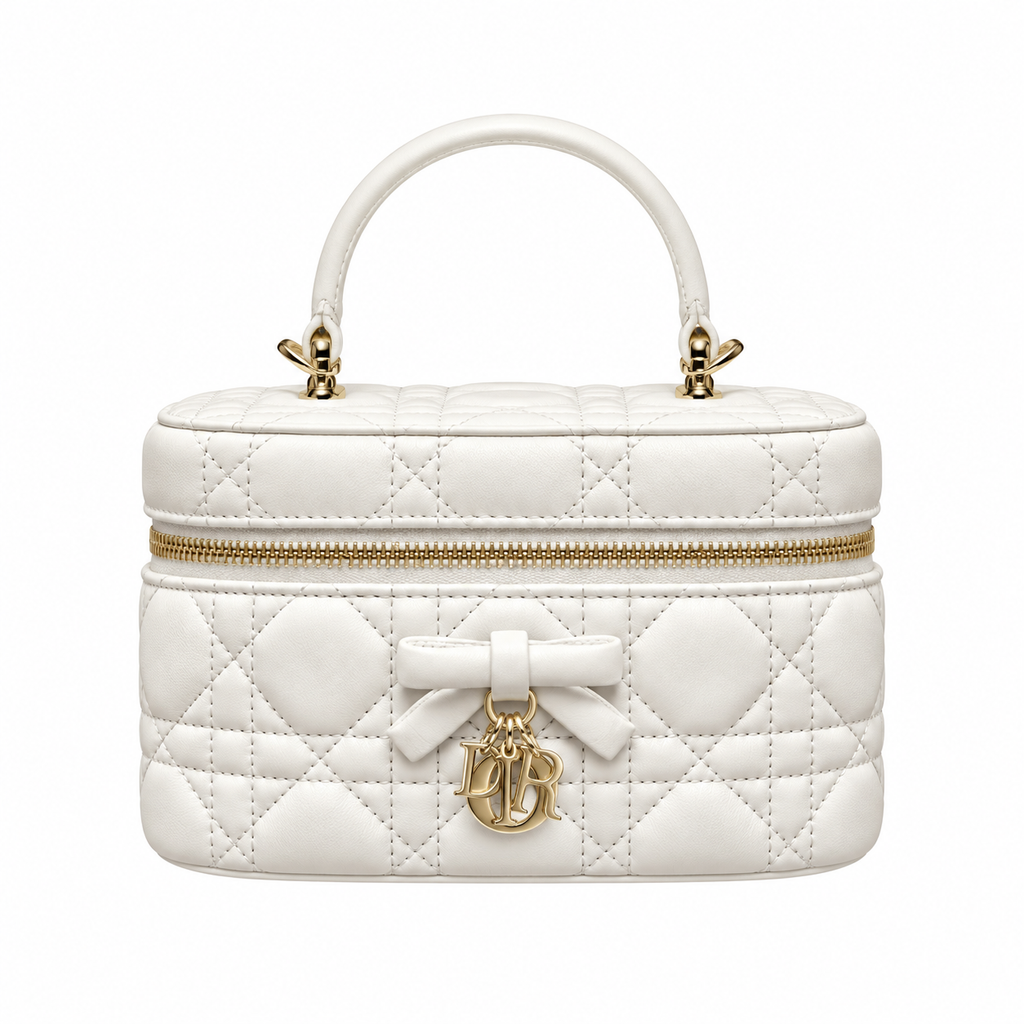Dior Cannage Quilted Mini Shoulder Flap Bag 17.5cm