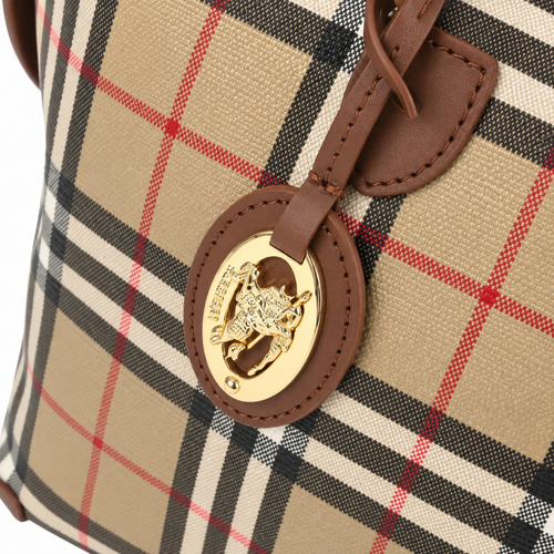 Burberry Heritage Check Shoulder Bag