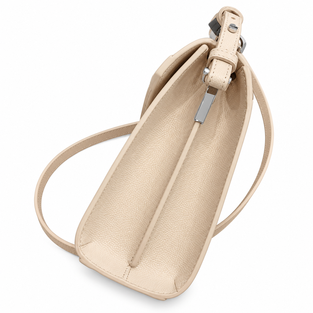 YSL Cassandra Mini Top Handle Bag – Ivory Leather