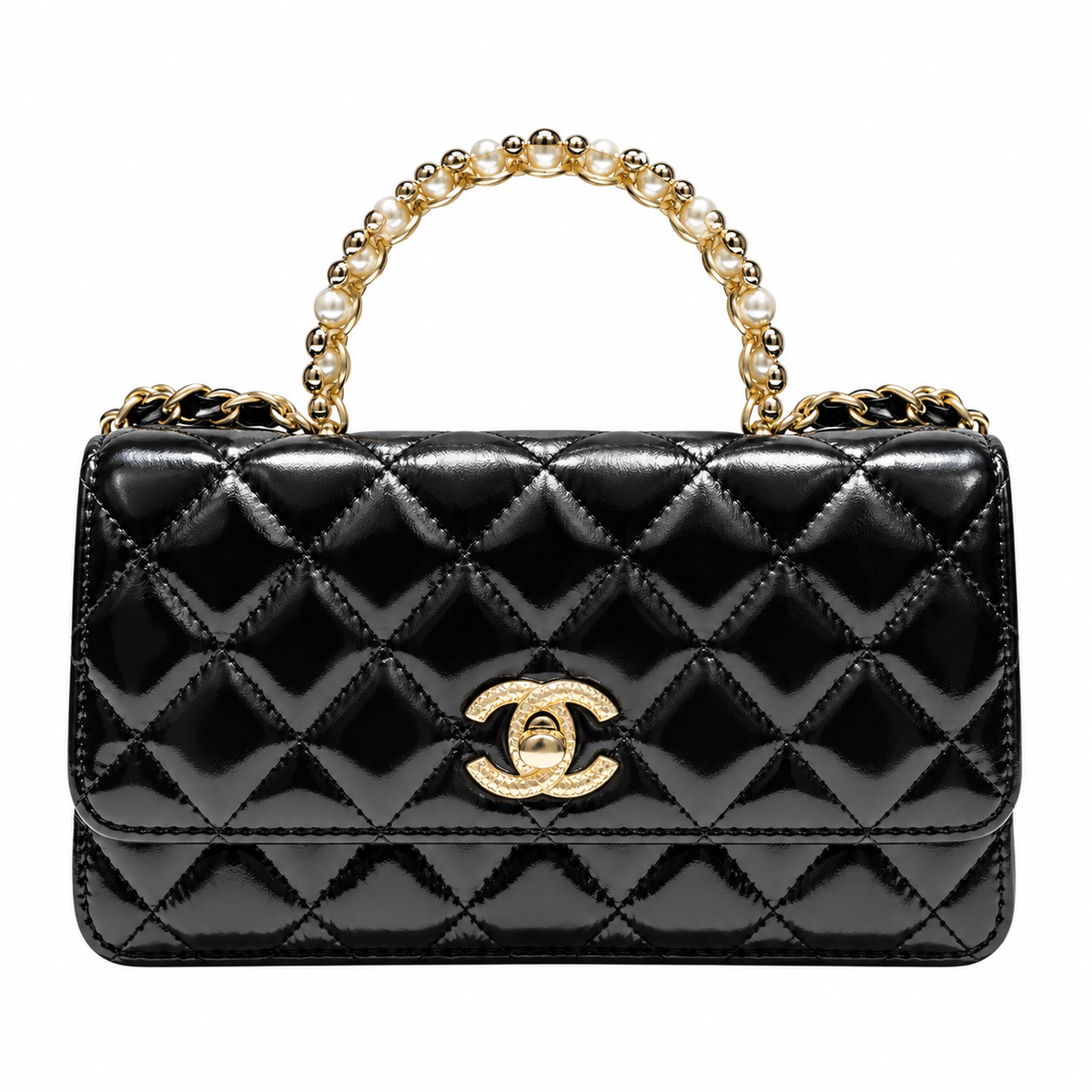 Chanel Quilted Rectangular Mini Bag 18.5×11×6cm