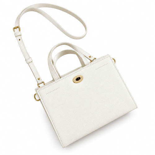 Burberry Ivory Top Handle Tote