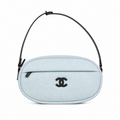 Chanel CC Quilted Top Handle Bag | Detachable Chain & Gold — 32cm