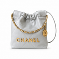 Chanel Classic Quilted Mini Tote Bag | CC Hardware Leather Chain Strap — 19x20cm