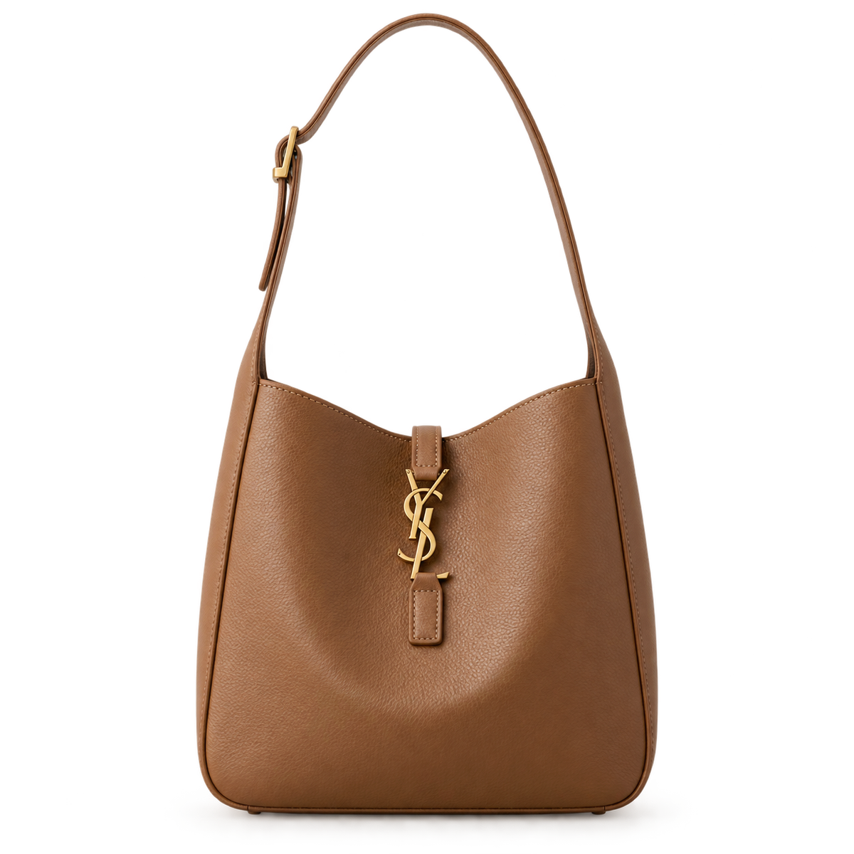 Saint Laurent YSL Le 5 à 7 Hobo – Camel Gold