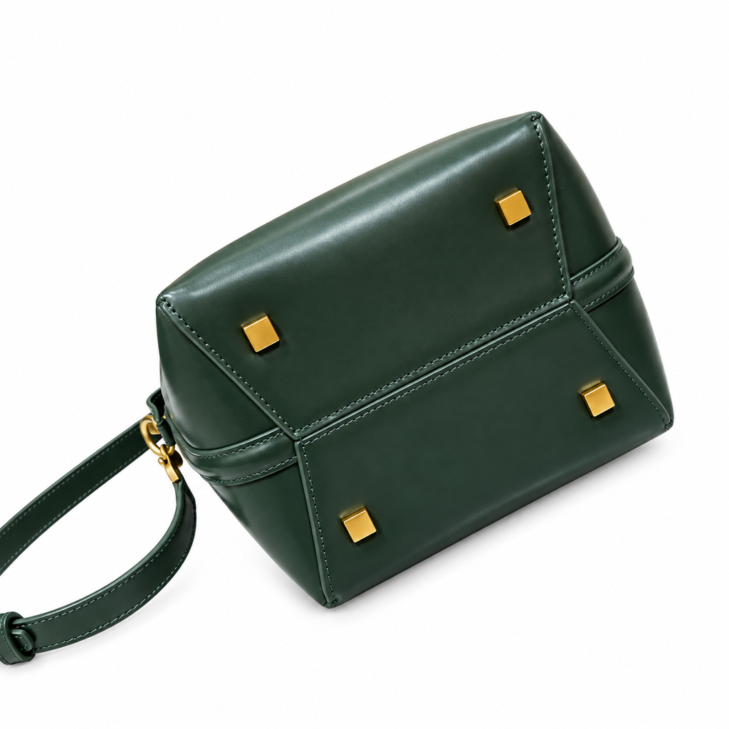 YSL Le 37 Bucket Bag – Forest Green Leather