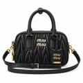 Miu Miu Matelassé Leather Folded Crossbody Bag