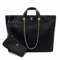 Chanel Large Quilted CC Tote Bag | Chain Handles — 60cm