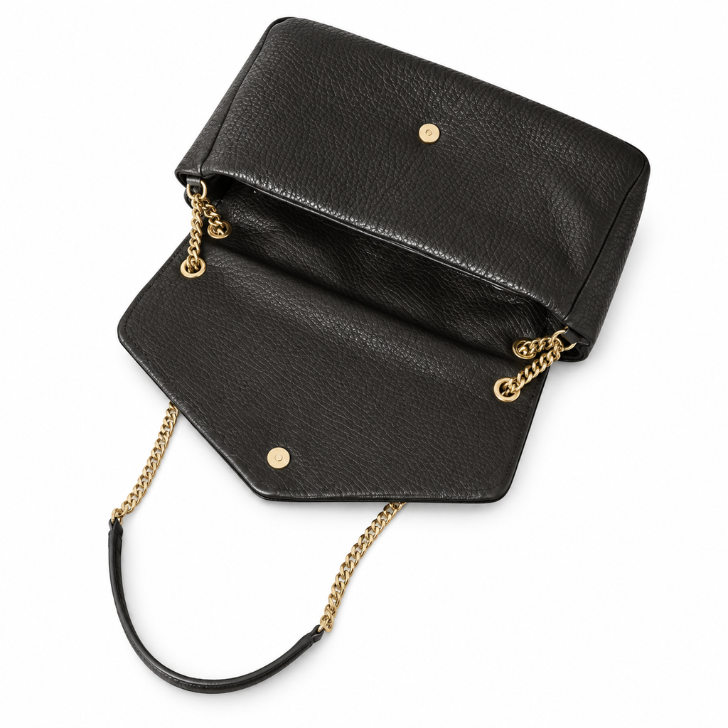YSL Envelope Chain Bag Khaki