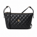 Chanel Classic Quilted Flap Handbag | CC Turn-Lock & Chain — 19cm
