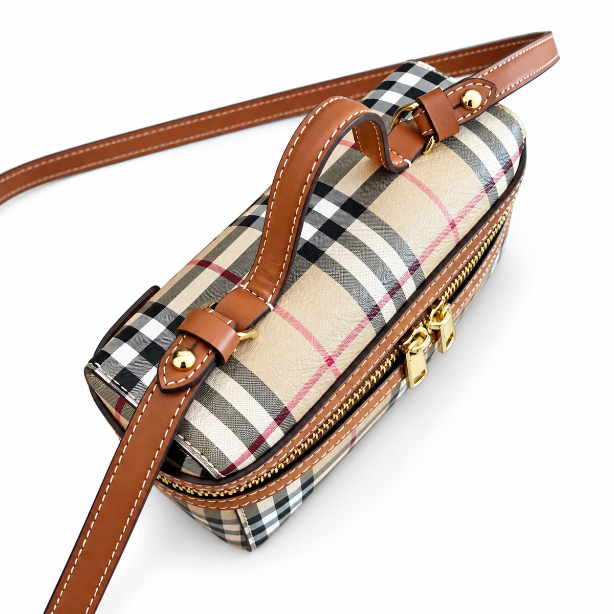 Burberry British Check Petite Crossbody Bag