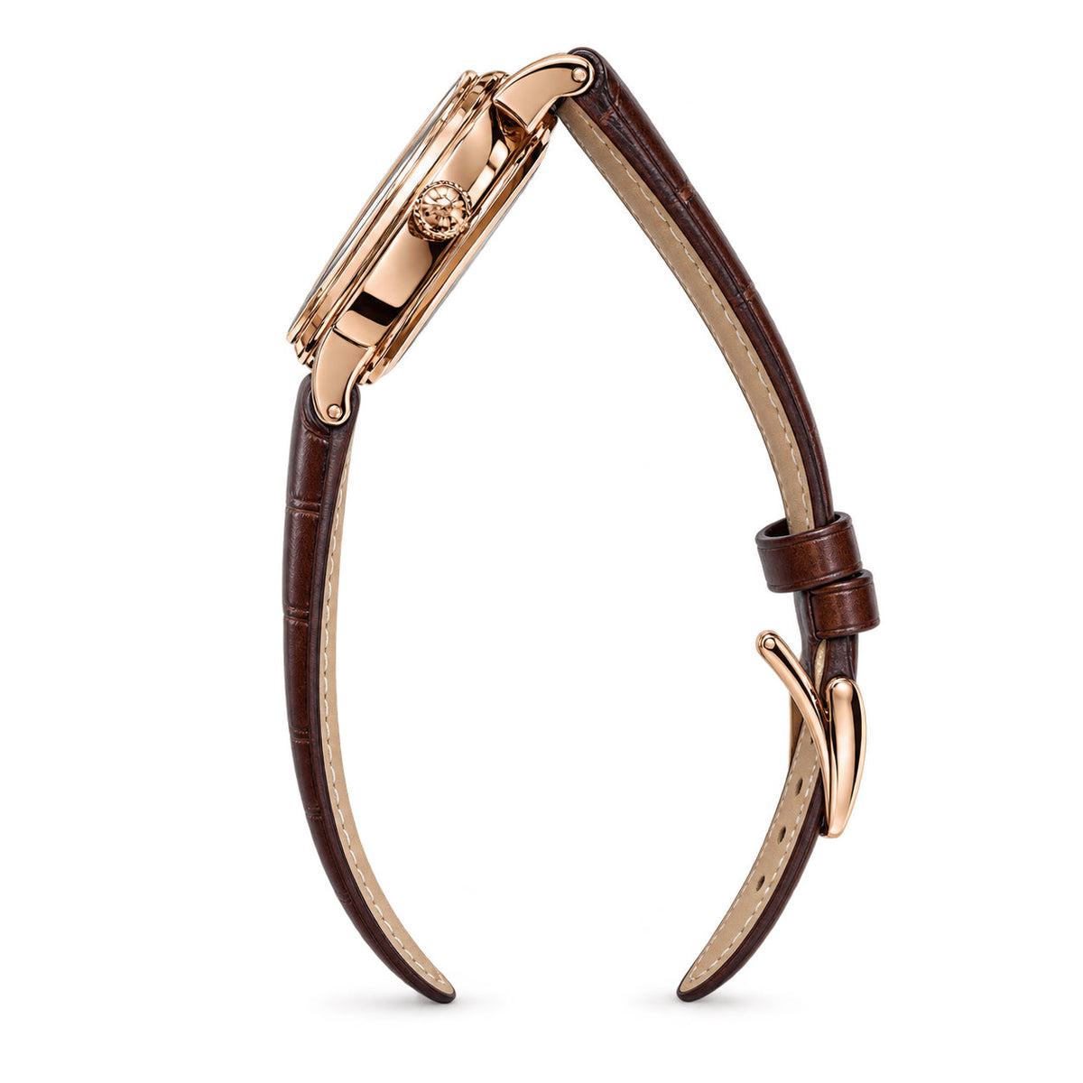 Blancpain Villeret Moonphase Full Calendar Rose Gold Brown Alligator Watch