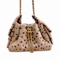 Chanel Quilted Leather Curved Edge Chain Crossbody