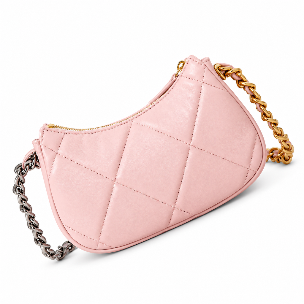 Chanel Quilted Leather Clutch-Style Chain Shoulder