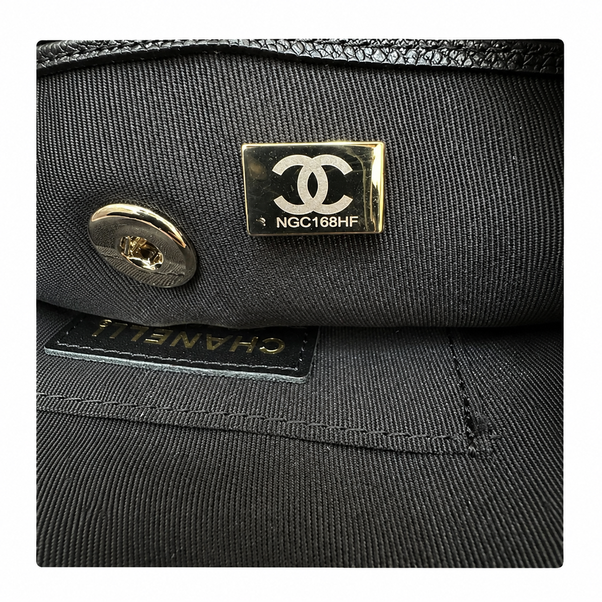 Chanel Duma Grained Leather Backpack | CC Turn-Lock Antique Gold Chain Black — 20.5x20cm