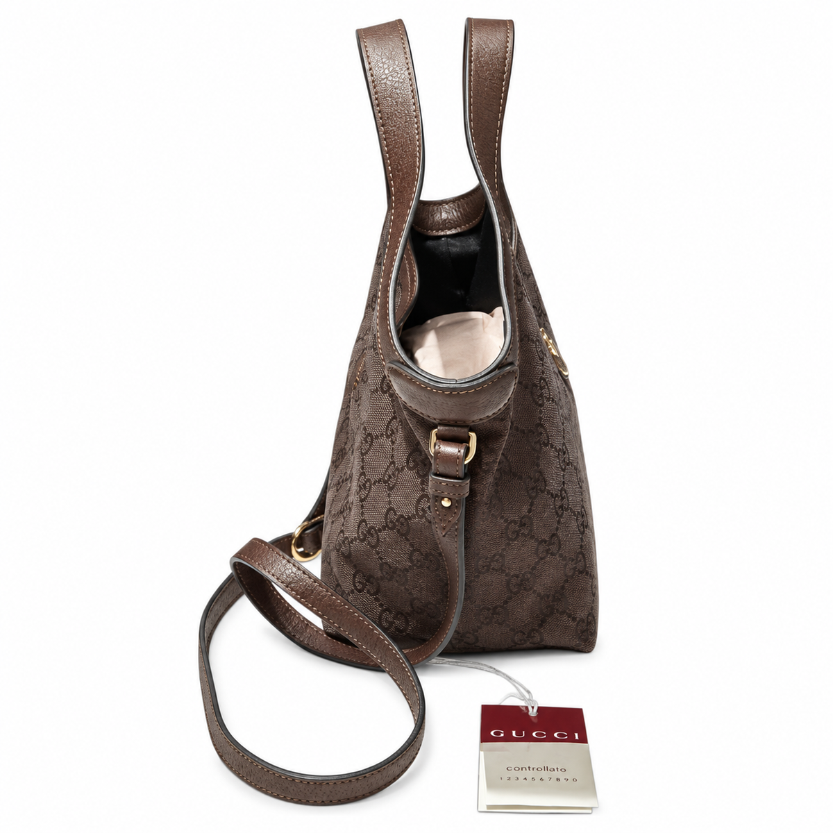 Gucci Ophidia GG Supreme Web Hobo Bag