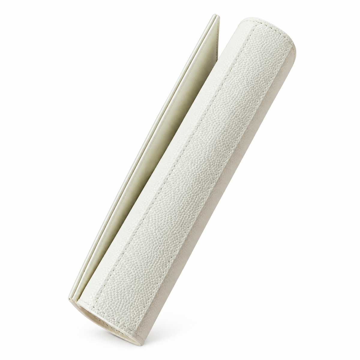Saint Laurent YSL Kate Chain Wallet – Cream Suede Gold