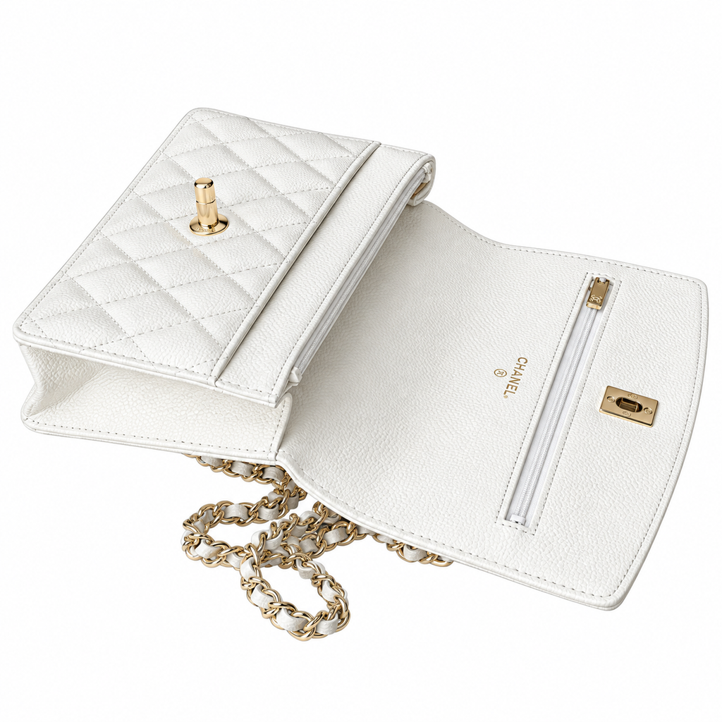 Chanel Quilted Evening Chain Bag 18.5cm