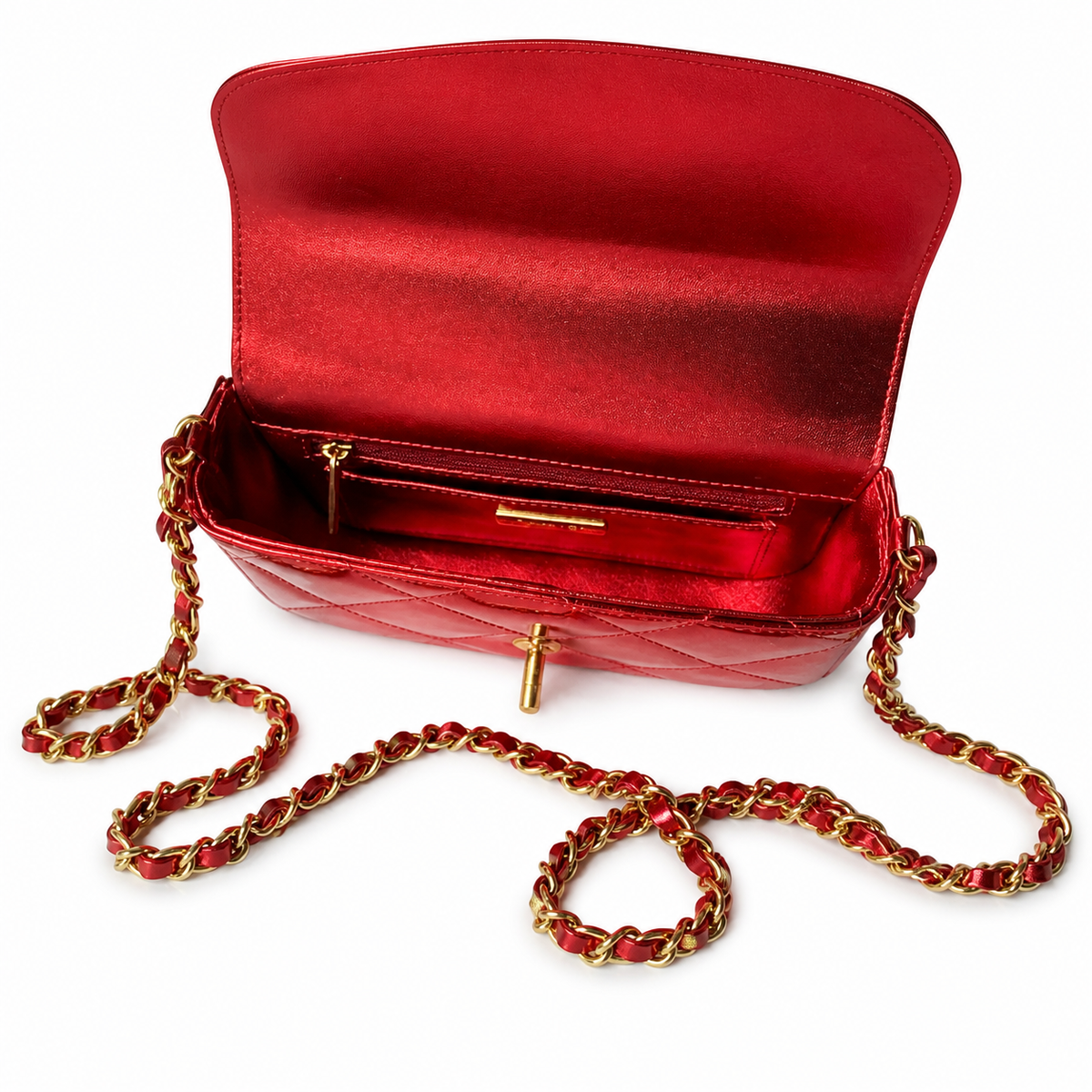 Chanel Quilted Leather Convertible Chain Crossbody
