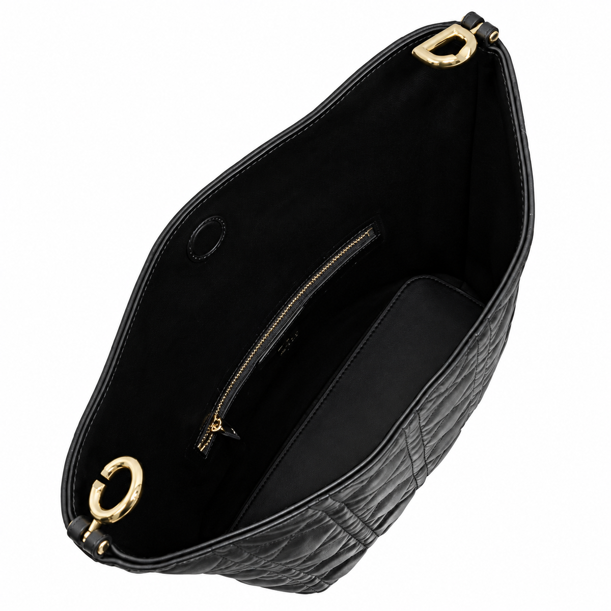 Dior Cannage Quilted Top Handle Bag 22.5cm