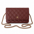 Chanel Classic Quilted Flap Bag | CC Turn-Lock Leather Chain Strap — 19cm
