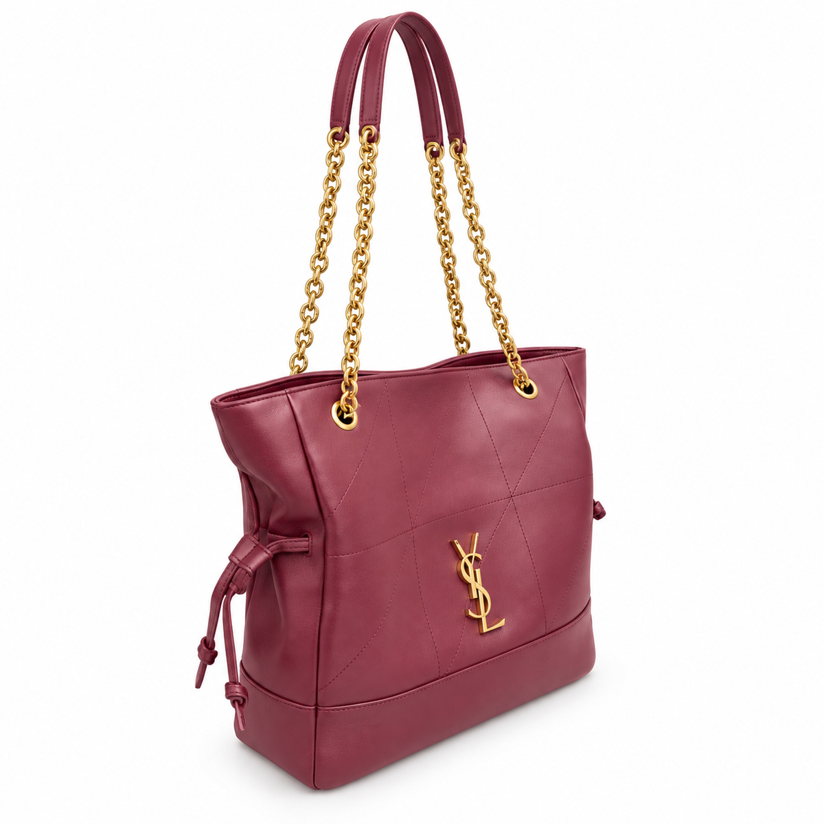YSL Jamie Tote Bag Burgundy