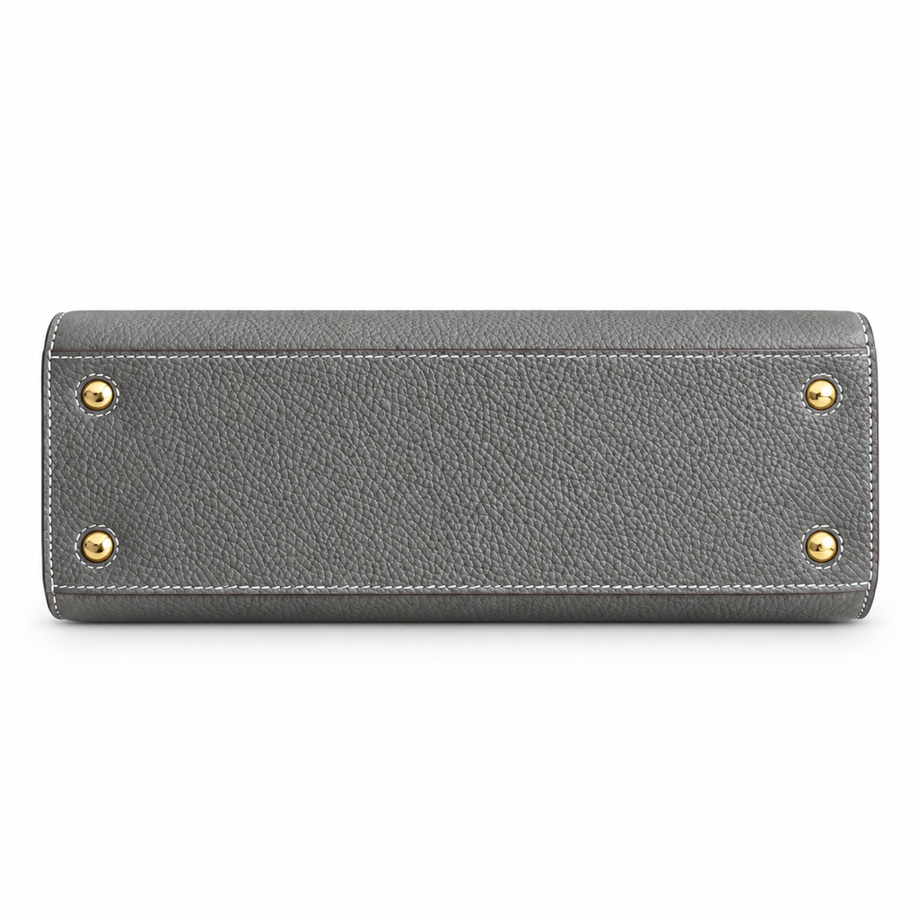 Burberry Stone Grey TB Monogram Handbag