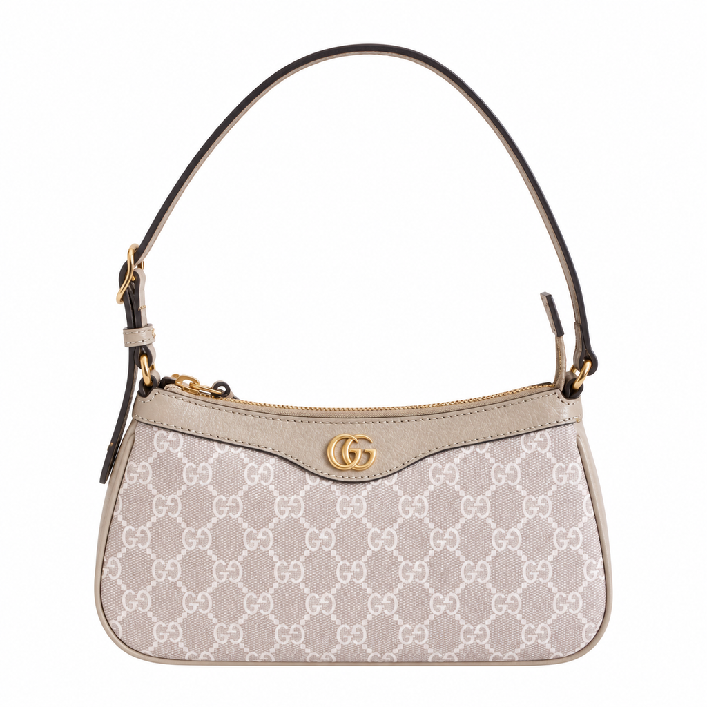Gucci Ophidia GG Supreme Small Handbag White
